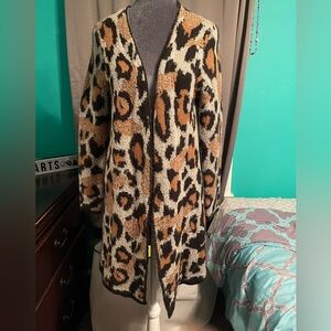 Anima print cardigan